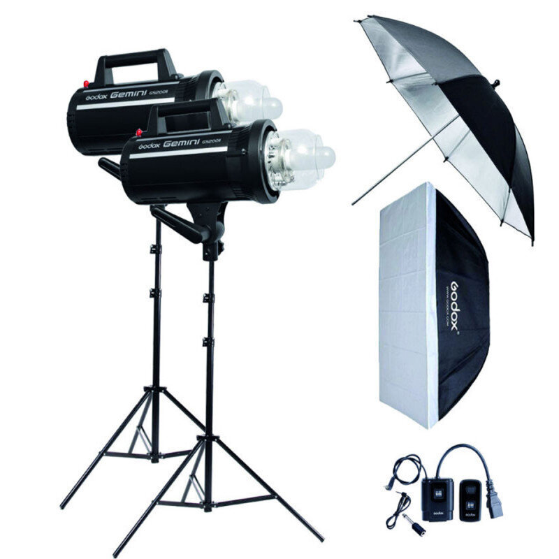 Godox GS200II Creative KIT Studiju Gaismas komplekts cena un informācija | Apgaismojums fotografēšanai | 220.lv