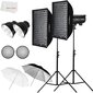 Godox DP600lll Studio Flash Kit DP600III-C Studiju Gaismas komplekts cena un informācija | Apgaismojums fotografēšanai | 220.lv