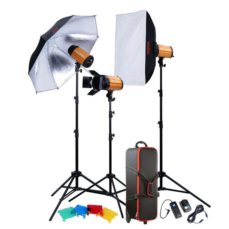 Godox Studio Smart Kit 250SDI-D Studiju Gaismas komplekts cena un informācija | Apgaismojums fotografēšanai | 220.lv