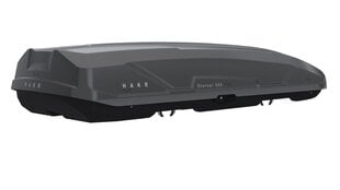 Jumta bagāžnieks HAKR Eternal 600 - antracīts (MELNAS MATĒTAS KRĀSAS) цена и информация | Багажники на крышу | 220.lv