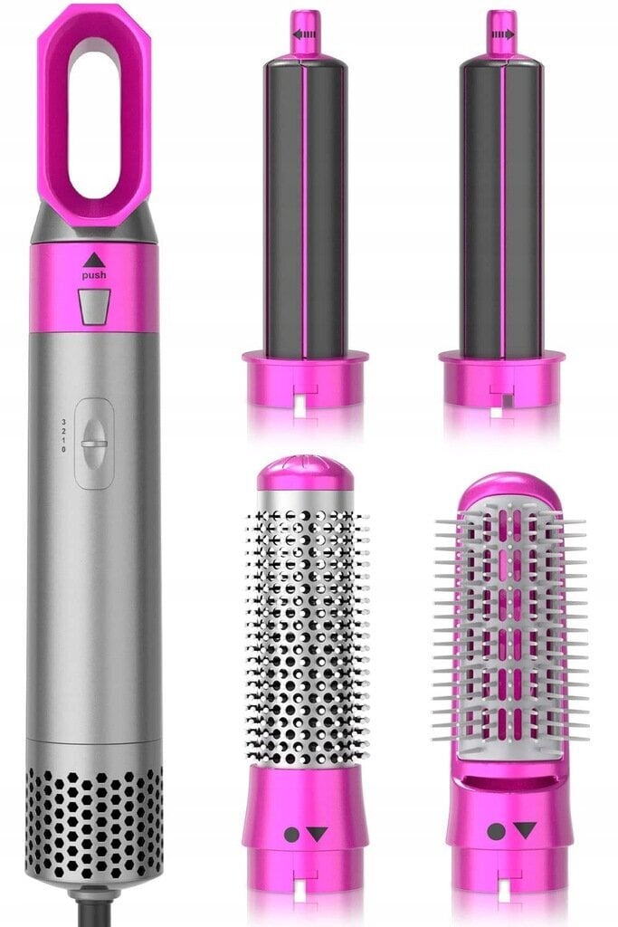 Matu žāvētājs Curling Iron taisnotāju komplekts 5in1 цена и информация | Matu veidotāji, taisnotāji | 220.lv