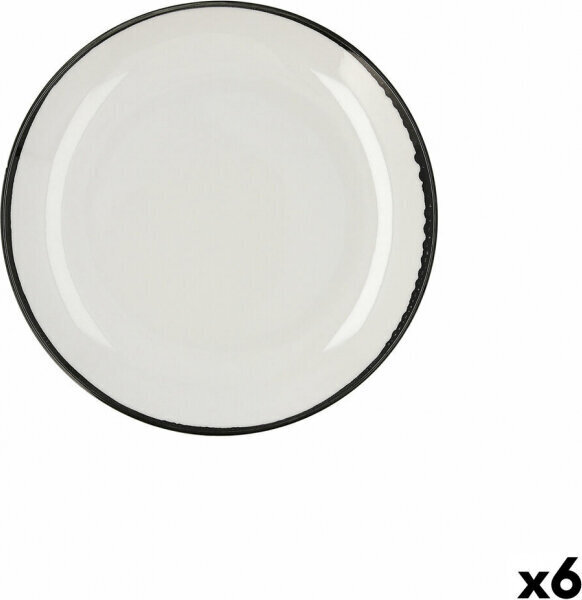 Šķīvis Ariane Vital Filo Keramika Balts Ø 27 cm (6 gb.) цена и информация | Trauki, šķīvji, pusdienu servīzes | 220.lv