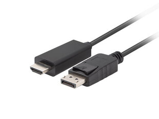 Кабель DisplayPort на HDMI Lanberg CA-DPHD-11CC-0030-BK 3 m цена и информация | Кабели и провода | 220.lv