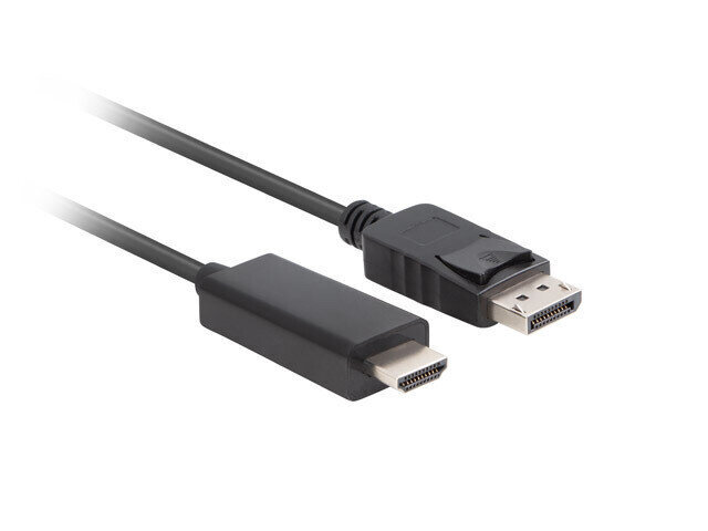 Kabelis Display Port uz HDMI Lanberg CA-DPHD-11CC-0030-BK 3 m цена и информация | Kabeļi un vadi | 220.lv