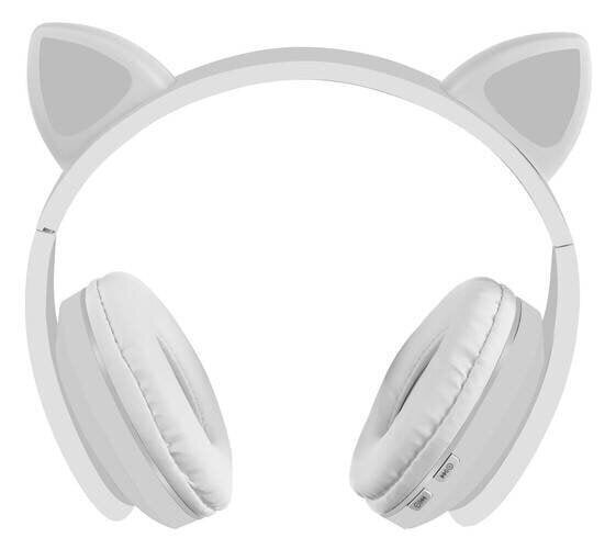 Bezvadu austiņas ar kaķa ausīm, baltas cena un informācija | Austiņas | 220.lv