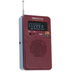 Radio FCB Barcelona Seva Import 3005064 Sarkanbrūns cena un informācija | Radioaparāti, modinātājpulksteņi | 220.lv