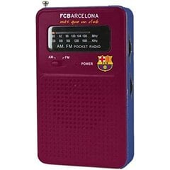 Radio FCB Barcelona Seva Import 3005064 Sarkanbrūns цена и информация | Радиоприемники и будильники | 220.lv