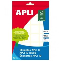 Etiķetes Apli Balts 22 x 32 mm (10 gb.) cena un informācija | Kancelejas preces | 220.lv