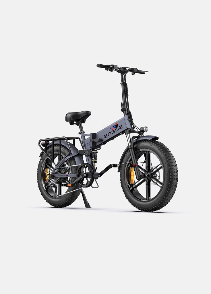 Elektriskais velosipēds Engwe Engine PRO, 20", pelēks, 1000W, 16Ah cena un informācija | Elektrovelosipēdi | 220.lv
