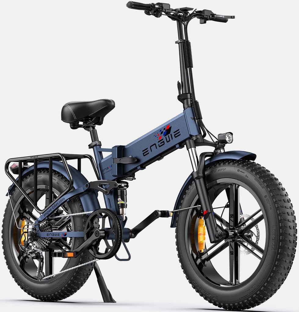 Elektriskais velosipēds Engwe Engine PRO, 20", zils, 1000W, 16 Ah цена и информация | Elektrovelosipēdi | 220.lv