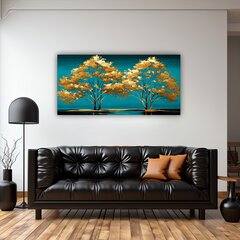 Картина Gold Trees цена и информация | Картины | 220.lv