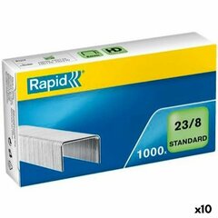 Скрепки Rapid 23/8 1000 цена и информация | Канцелярия | 220.lv