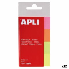 Закладка Apli Разноцветный (12 штук) цена и информация | Канцелярия | 220.lv