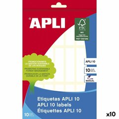 Etiķetes Apli Balts 13 x 50 mm (10 gb.) cena un informācija | Kancelejas preces | 220.lv