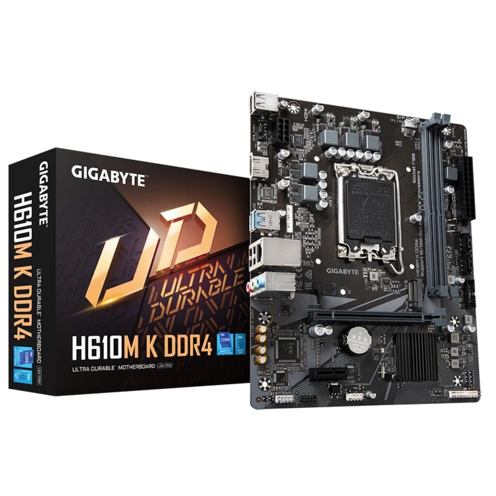 Gigabyte H610M K DDR4 1.0 цена и информация | Mātesplates | 220.lv