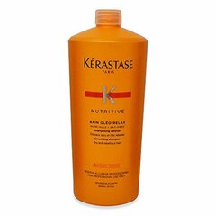 Разглаживающий шампунь для непослушных волос Kerastase Nutritive Bain Oleo Relax, 1000 мл цена и информация | Шампуни | 220.lv