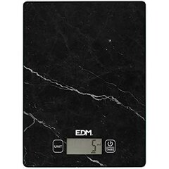 кухонные весы EDM Чёрный 5 kg (14 x 19.5 cm) цена и информация | Кухонные весы | 220.lv