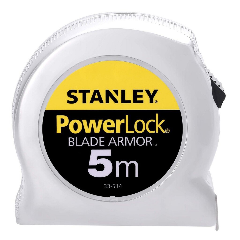 Mērlente Stanley Powerlock Blade Armor (5 m x 25 mm) cena un informācija | Rokas instrumenti | 220.lv