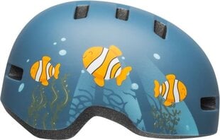 Детский шлем BELL Lil Ripper clown fish, XS, синий цена и информация | Шлемы | 220.lv