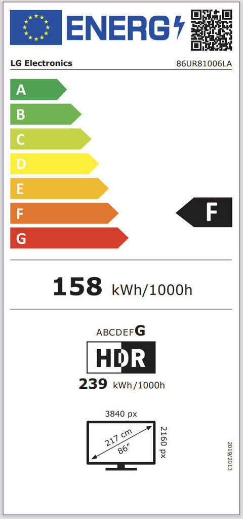 LG 86UR81006LA.AEU cena un informācija | Televizori | 220.lv