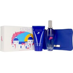 Dāvanu komplekts: tualetes ūdens sievietēm Escada Santorini Sunrise EDT, 100 ml + ķermeņa krēms, 150 ml + kosmētikas somiņa цена и информация | Женские духи | 220.lv