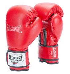 Классические боксерские перчатки Allright, 10 унций, красные цена и информация | Боевые искусства | 220.lv