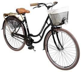 Велосипед Azimut Retro Lux 28" 2023, черный цвет цена и информация | Велосипеды | 220.lv