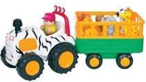 Safari traktors ar dzīvniekiem, Dumel cena un informācija | Rotaļlietas zīdaiņiem | 220.lv