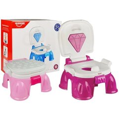 Izglītojošs podiņš Lean Toys Playful potty 3in1Pink cena un informācija | Rotaļlietas zīdaiņiem | 220.lv