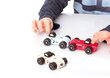 Koka komplekts ar 3 sacīkšu automašīnām cena un informācija | Rotaļlietas zīdaiņiem | 220.lv