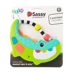 SASSY Muzikālā rotaļlieta “Krokodils” cena un informācija | Sassy Higiēna un veselība | 220.lv