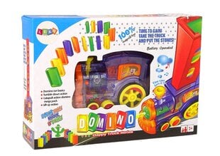 Domino vilciens, 80 gab. Laimīgā kravas automašīna cena un informācija | Attīstošās rotaļlietas | 220.lv