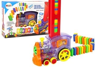 Домино поезд Lean Toys Happy Truck, 80 д. цена и информация | Развивающие игрушки | 220.lv