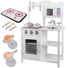 Белая деревянная кухня для детей цена и информация | Игрушки для девочек | 220.lv