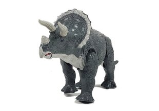 Большой игрушечный динозавр Трицератопс, серый цена и информация | Игрушки для мальчиков | 220.lv