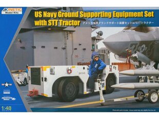 Конструктор Kinetic US Navy Ground Supporting Equipment Set with STT Tractor, 1/48, 48115 цена и информация | Kонструкторы | 220.lv