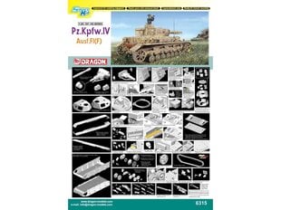 Konstruktors Dragon - Pz.Kpfw. IV Ausf. F1(F), 1/35, 6315 cena un informācija | Dragon Rotaļlietas, bērnu preces | 220.lv
