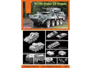 Konstruktors Dragon - M1296 Stryker ICV Dragoon, 1/72, 7686 cena un informācija | Dragon Rotaļlietas, bērnu preces | 220.lv