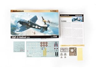 Konstruktors Eduard - Grumman F6F-5 Hellcat late Profipack, 1/48, 8229 cena un informācija | Konstruktori | 220.lv