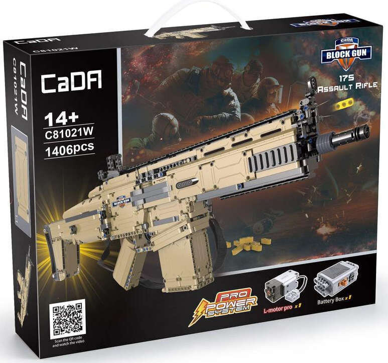 Bloki Machine gun Cada 1406 gab. cena un informācija | Konstruktori | 220.lv