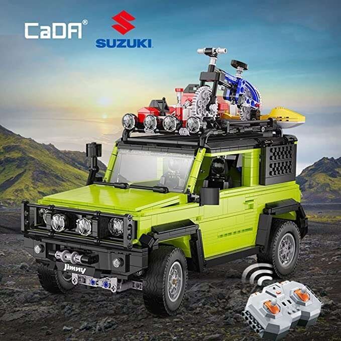 Bloki apvidus auto Off Roader 2-in-1 Suzuki Jimny Cada C62001W 1803 gab. cena un informācija | Konstruktori | 220.lv