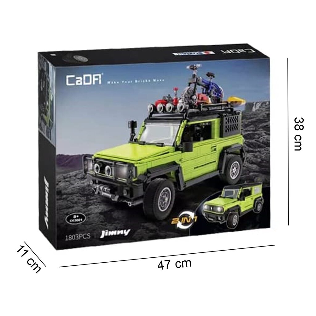 Bloki apvidus auto Off Roader 2-in-1 Suzuki Jimny Cada C62001W 1803 gab. cena un informācija | Konstruktori | 220.lv