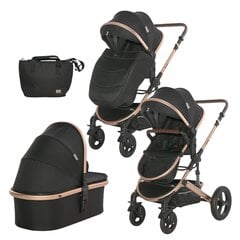 Universālie rati Lorelli Boston 2in1, Black цена и информация | Коляски | 220.lv