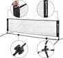 Songmics Badmintona tīkls ar metāla rāmi, 3 m, melns цена и информация | Badmintons | 220.lv