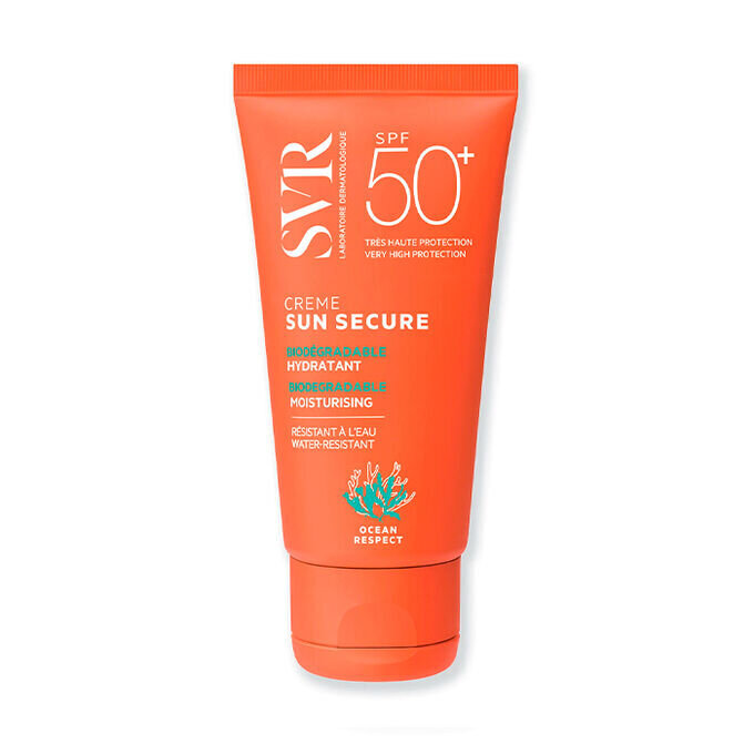 Mitrinošs sauļošanās aizsargkrēms sejai SVR Sun Secure SPF50, 50 ml cena un informācija | Sauļošanās krēmi | 220.lv