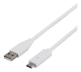 Deltaco, USB 2.0, 2m cena un informācija | Savienotājkabeļi | 220.lv