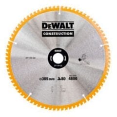 Режущий диск Dewalt dt1936-qz 165 x 30 mm цена и информация | Пилы, циркулярные станки | 220.lv