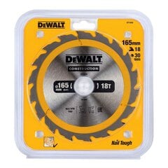 Режущий диск Dewalt dt1936-qz 165 x 30 mm цена и информация | Пилы, циркулярные станки | 220.lv