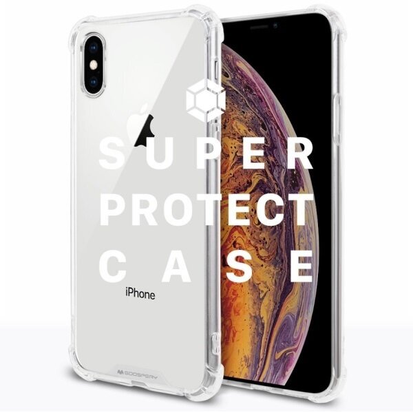 Telefona vāciņš Mercury Super Protect iPhone X/Xs, Caurspīdīgs cena un informācija | Telefonu vāciņi, maciņi | 220.lv