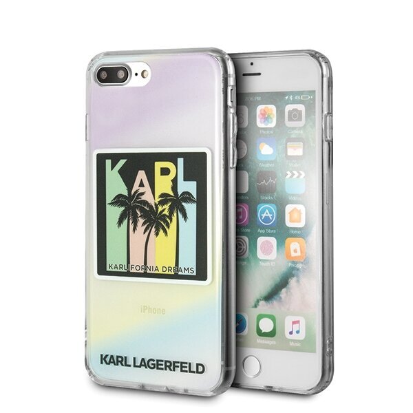 Telefona vāciņš Karl Lagerfeld KLHCI8LIRKD iPhone 7/8 Plus hardcase Kalifornia Dreams cena un informācija | Telefonu vāciņi, maciņi | 220.lv